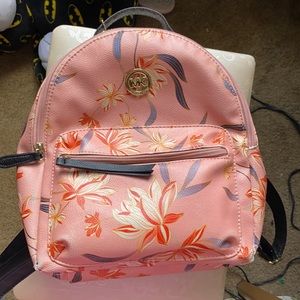 Pink micheal kors mini backpack/ purse